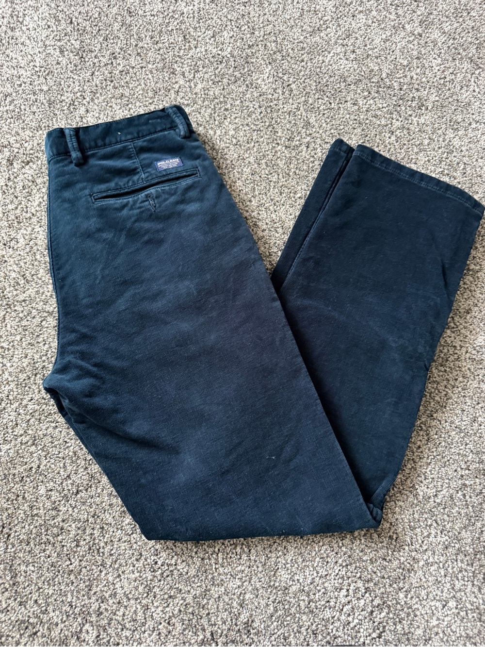 Polojiani teal chino corduroy pants with a relaxed fit #chino #relaxed - size 32